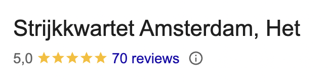5 sterren reviews google